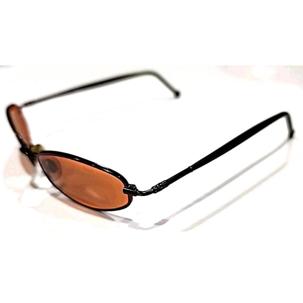 REVO 3012 081-Y1 H2O Photo Small Brown Metal Rectangular Sunglasses 51-19 135